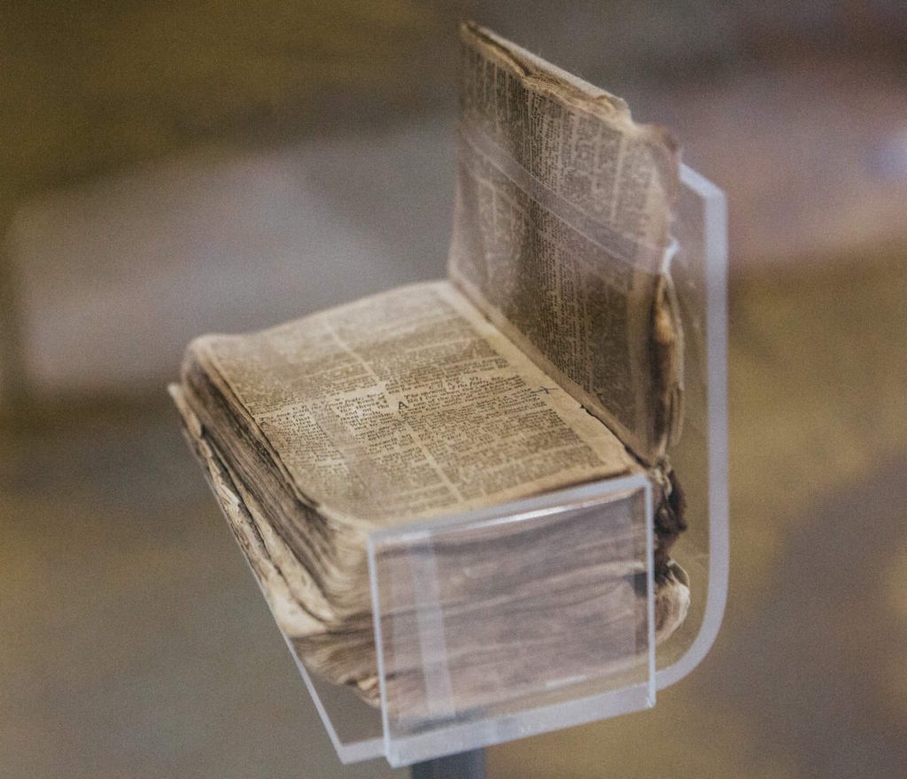 NAT TURNER’S BIBLE Turner led a slave rebellion in 1831 in Southampton County, Virginia. The rebellion halted abolitionists’ ambitions and spurred harsher laws against slaves and blacks.